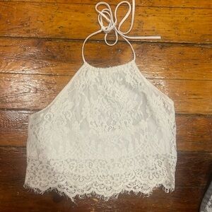 Lace Halter Top